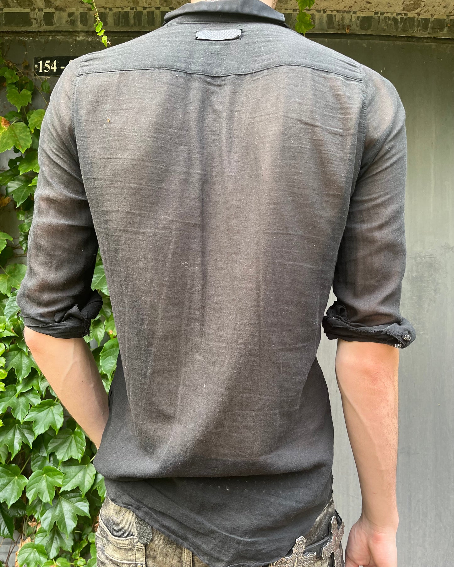 IfSixWasNine Skull button up shirt