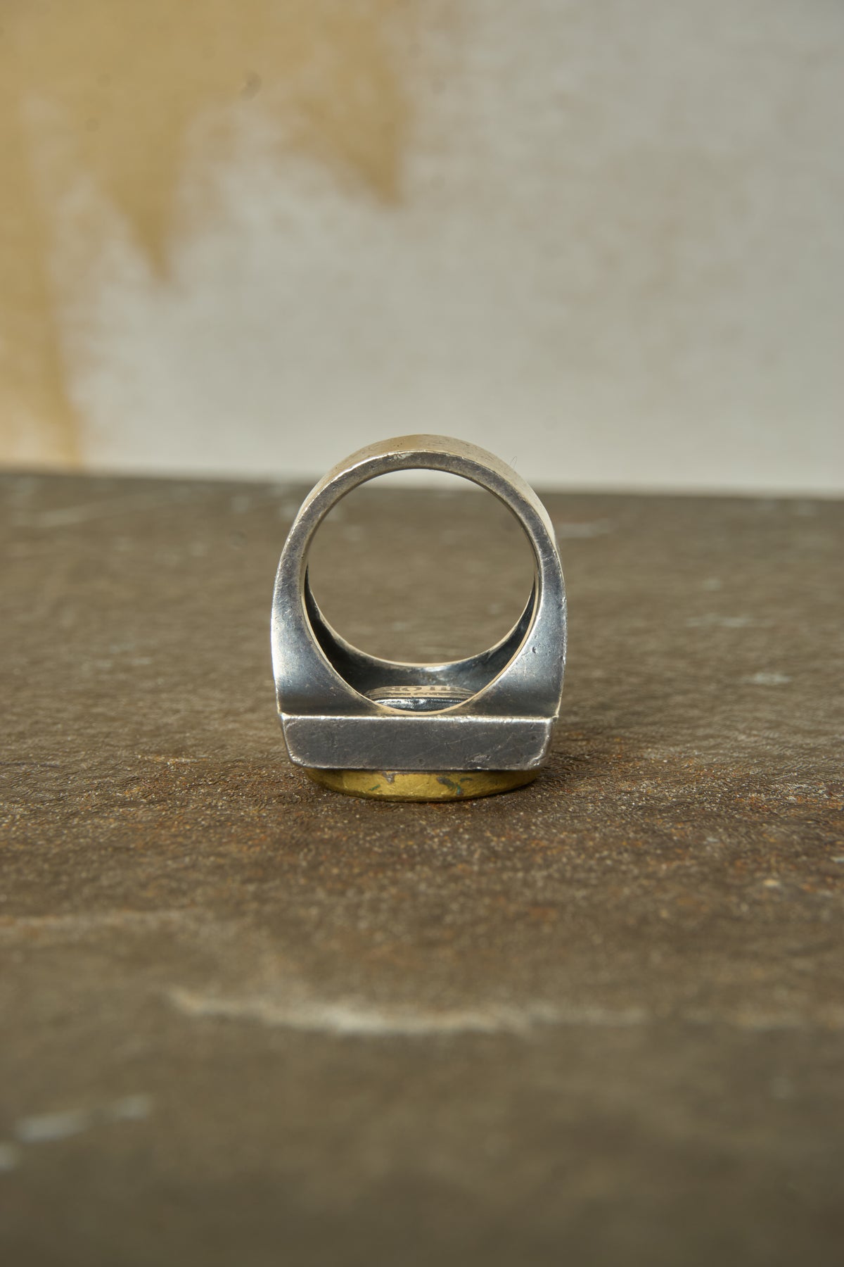 VERONICA BY LED RECHWE ENCAPSULATED SKULL RING