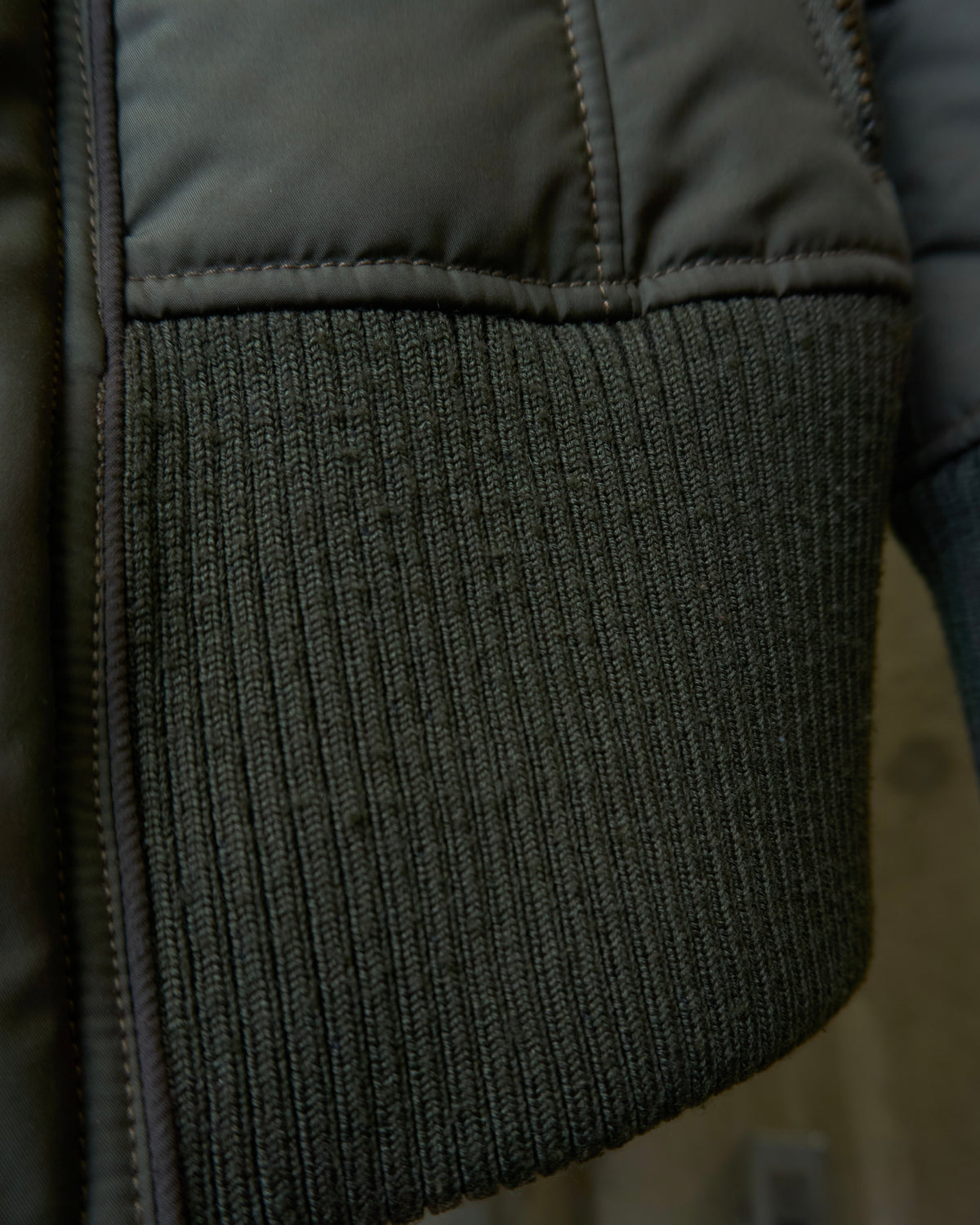 L.G.B. [PARACHUTE DOWN/JK] Emerald Double Zip Fur Bono