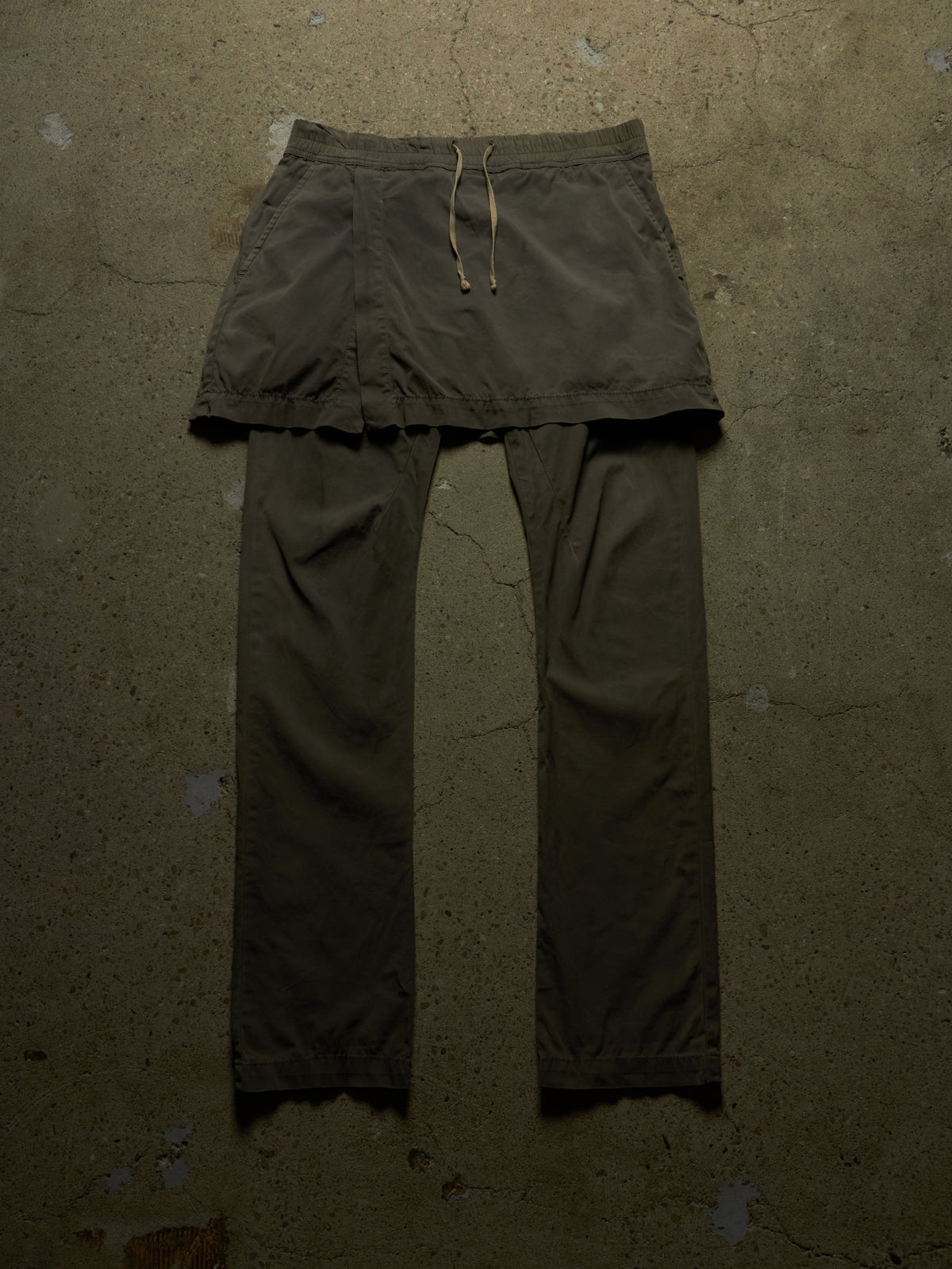RICK OWENS DRKSHDW FW10 [GLEAM] ASYMMETRICAL KILT PANTS [OLMAR & MIRTA ERA]