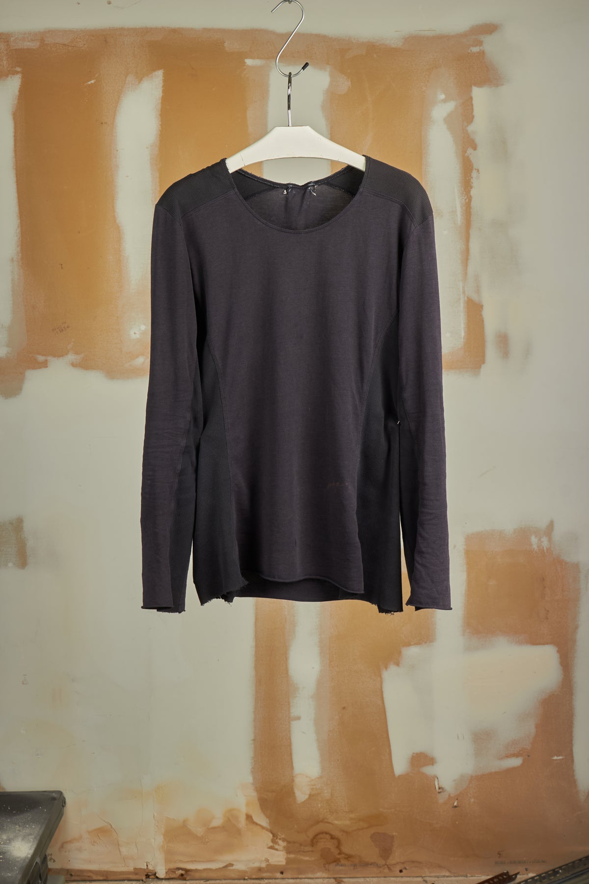 14TH ADDICTION FEATHER GRAPHIC RIBBED LONG SLEEVE