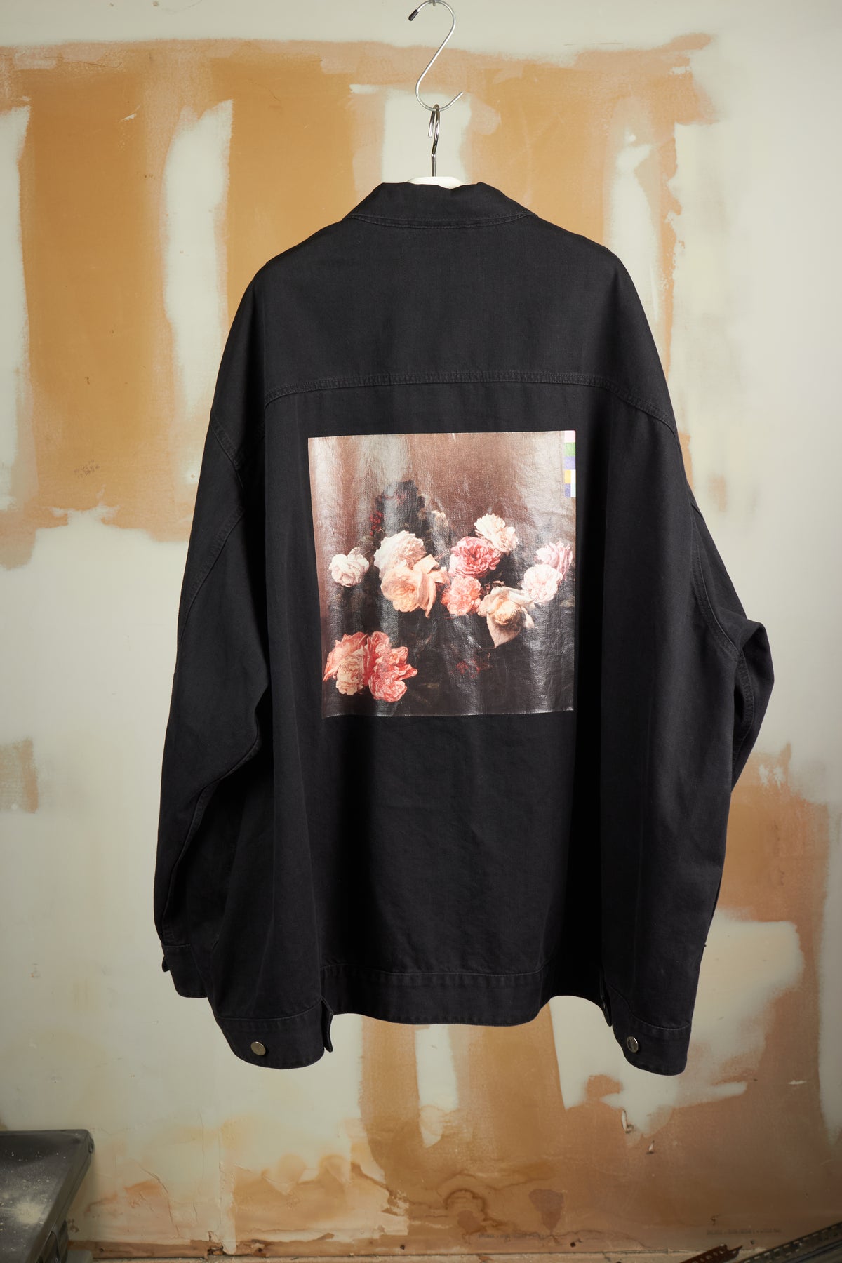 RAF SIMONS SS18 REDUX [CLOSER] PRINT OVERSIZED DENIM JACKET