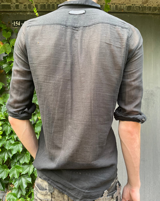 IfSixWasNine Skull button up shirt