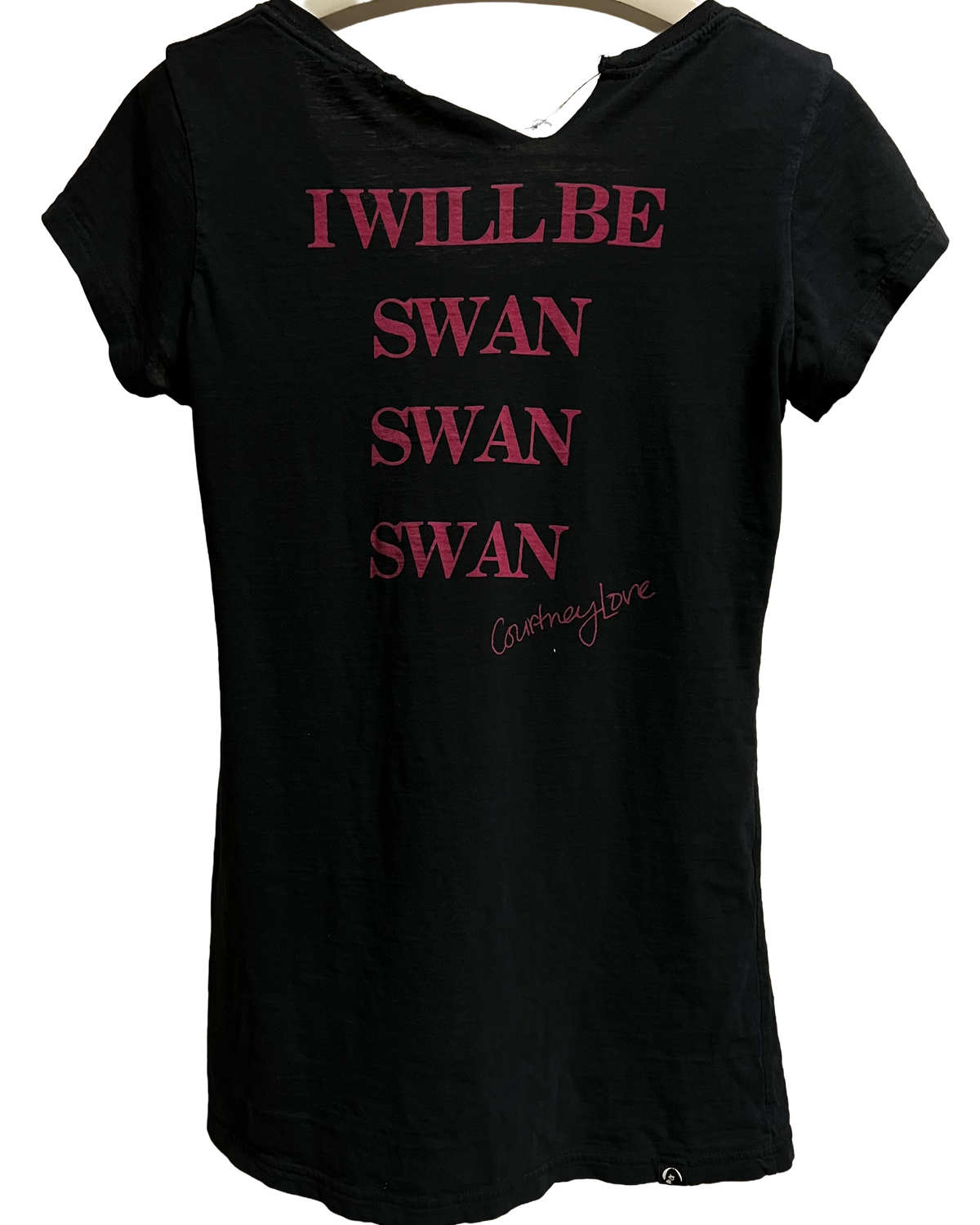 Tee-shirt Court à Imprimé Hysteric Glamour Courtney Love Fume