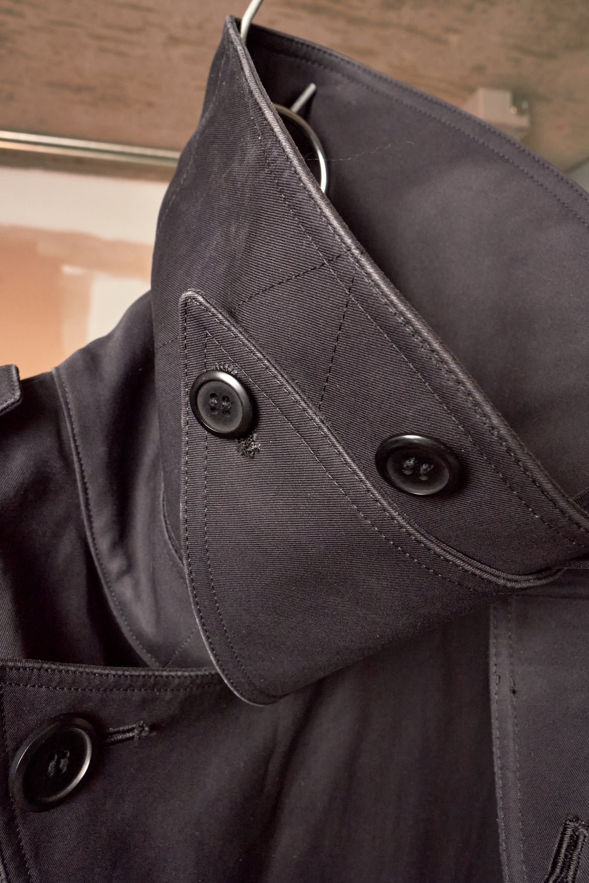 Lad Musician [No. 221-250] Double Breasted Military Masked Trench Jacket
