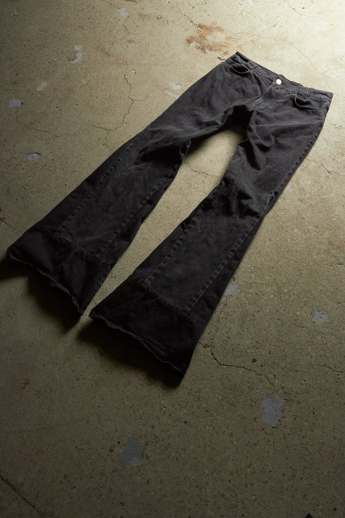 RAF SIMONS PANTS SS21 FLARED WORKWEAR PANTS INSERTS