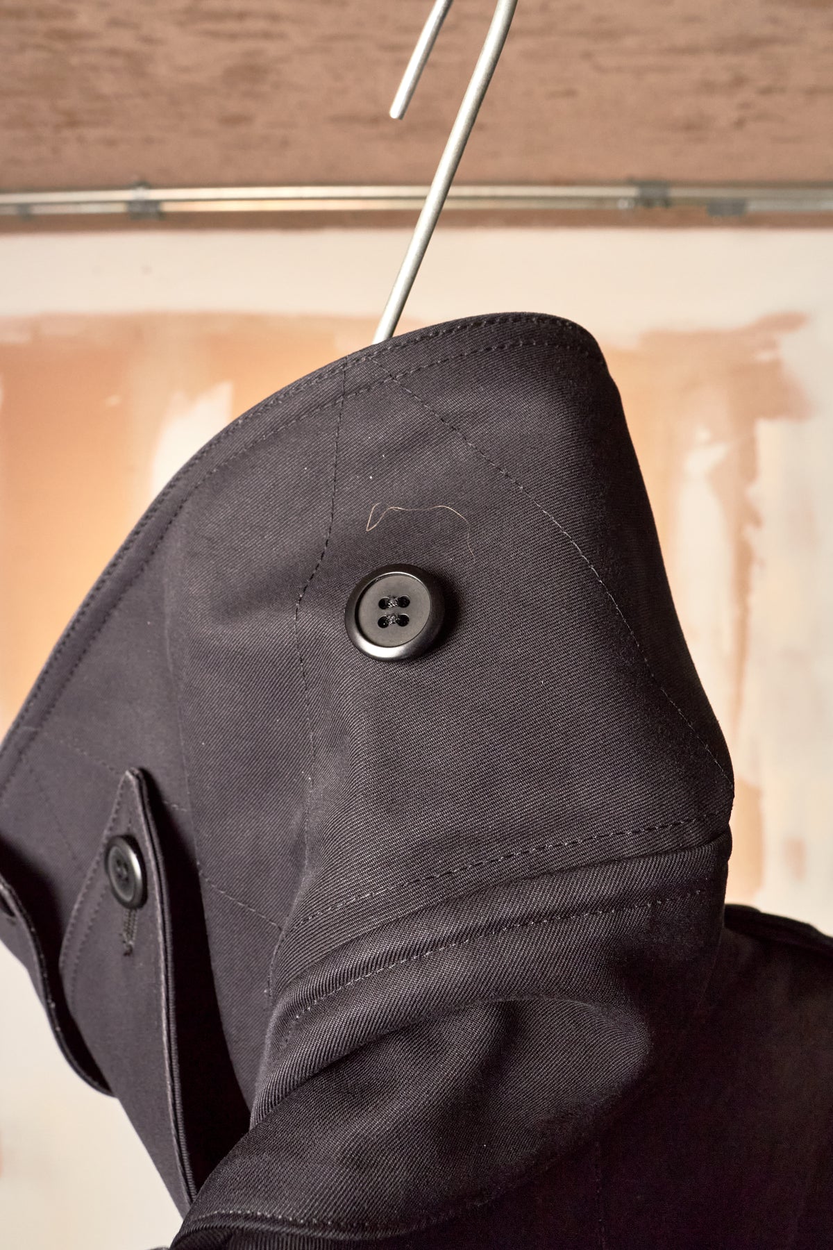 Lad Musician [No. 221-250] Double Breasted Military Masked Trench Jacket