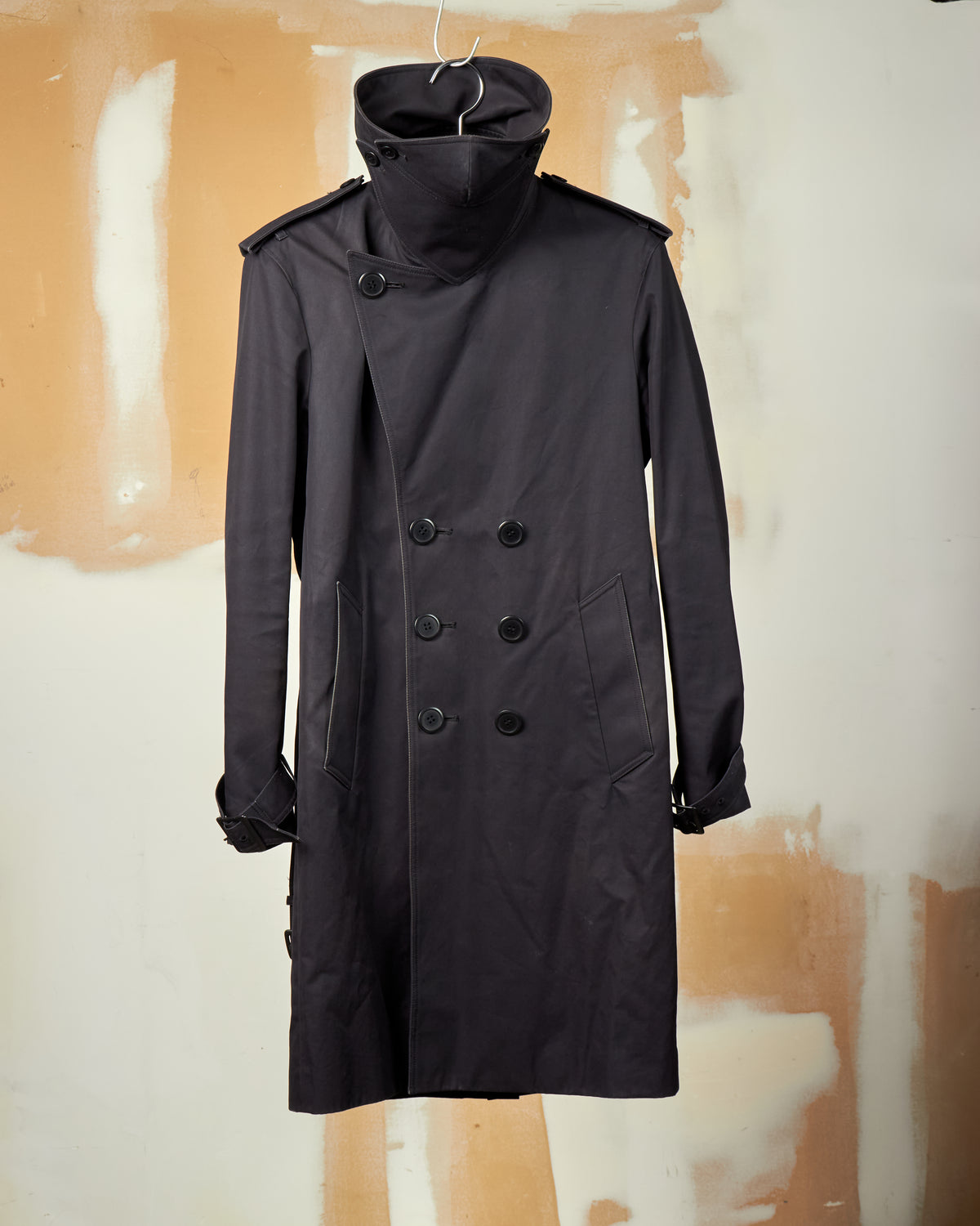 Lad Musician [No. 221-250] Double Breasted Military Masked Trench Jacket