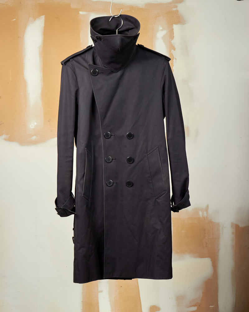 Lad Musician [No. 221-250] Double Breasted Military Masked Trench Jacket