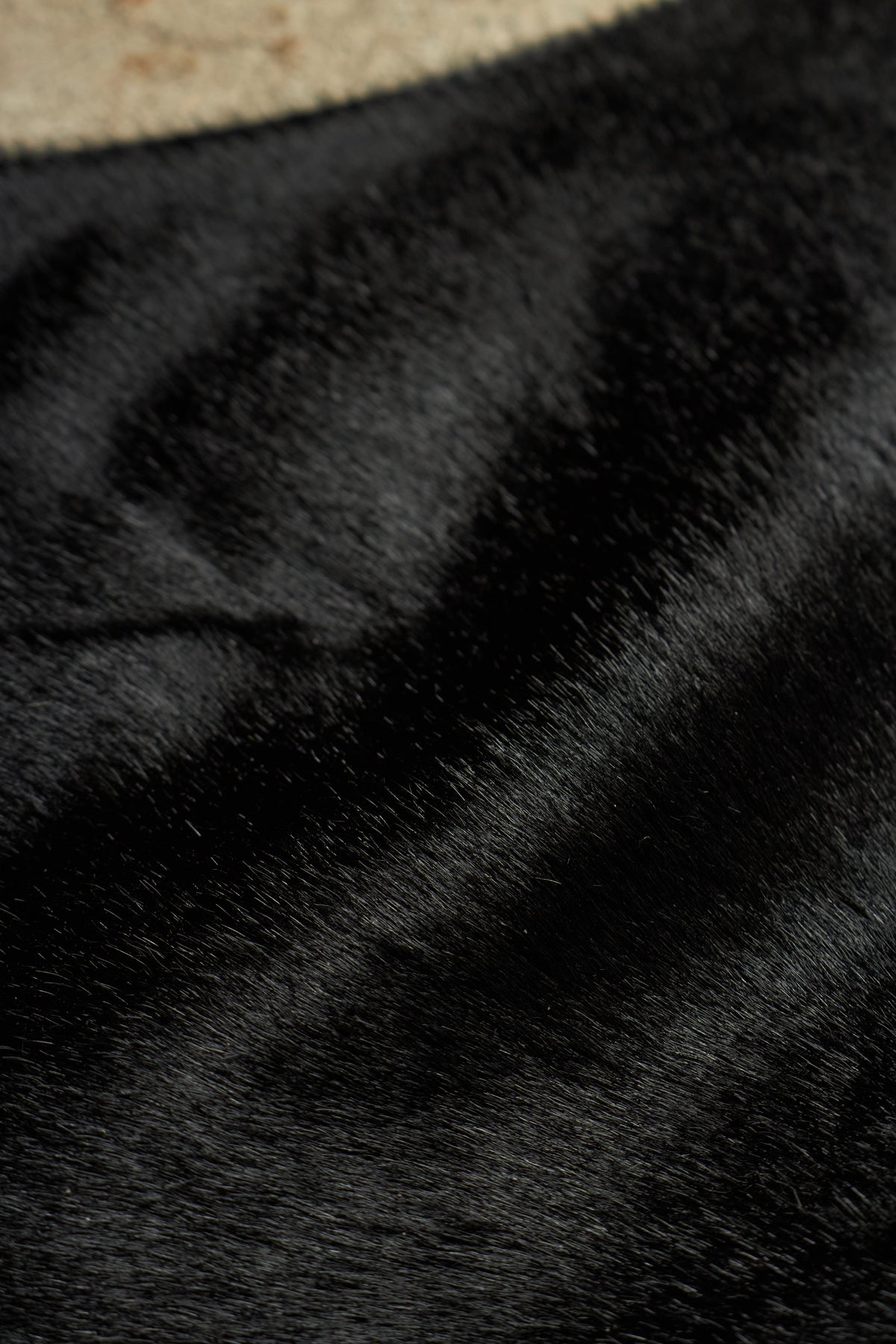 IFSIXWASNINE [WHITE TAIL] PONY &  GOAT HAIR SPIDER BUTTONED ASYMMETRICAL VEST