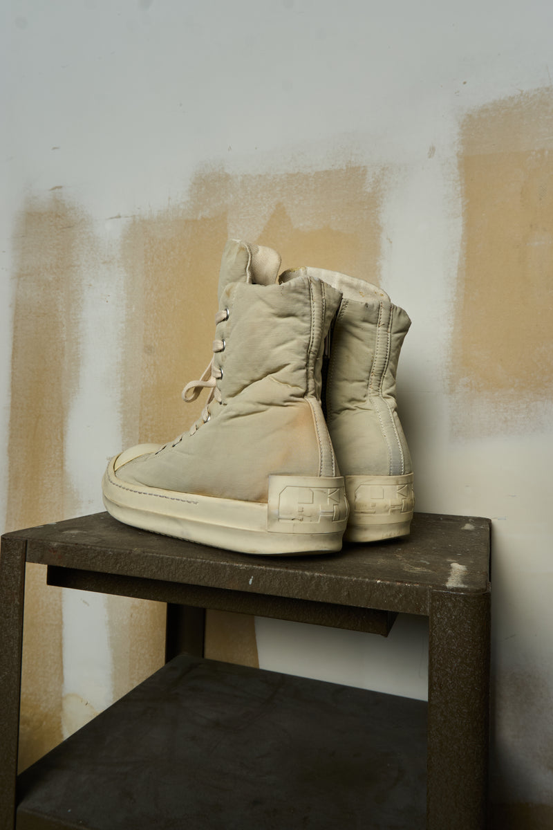 RICK OWENS DRKSHDW MILK HIGH RAMONES
