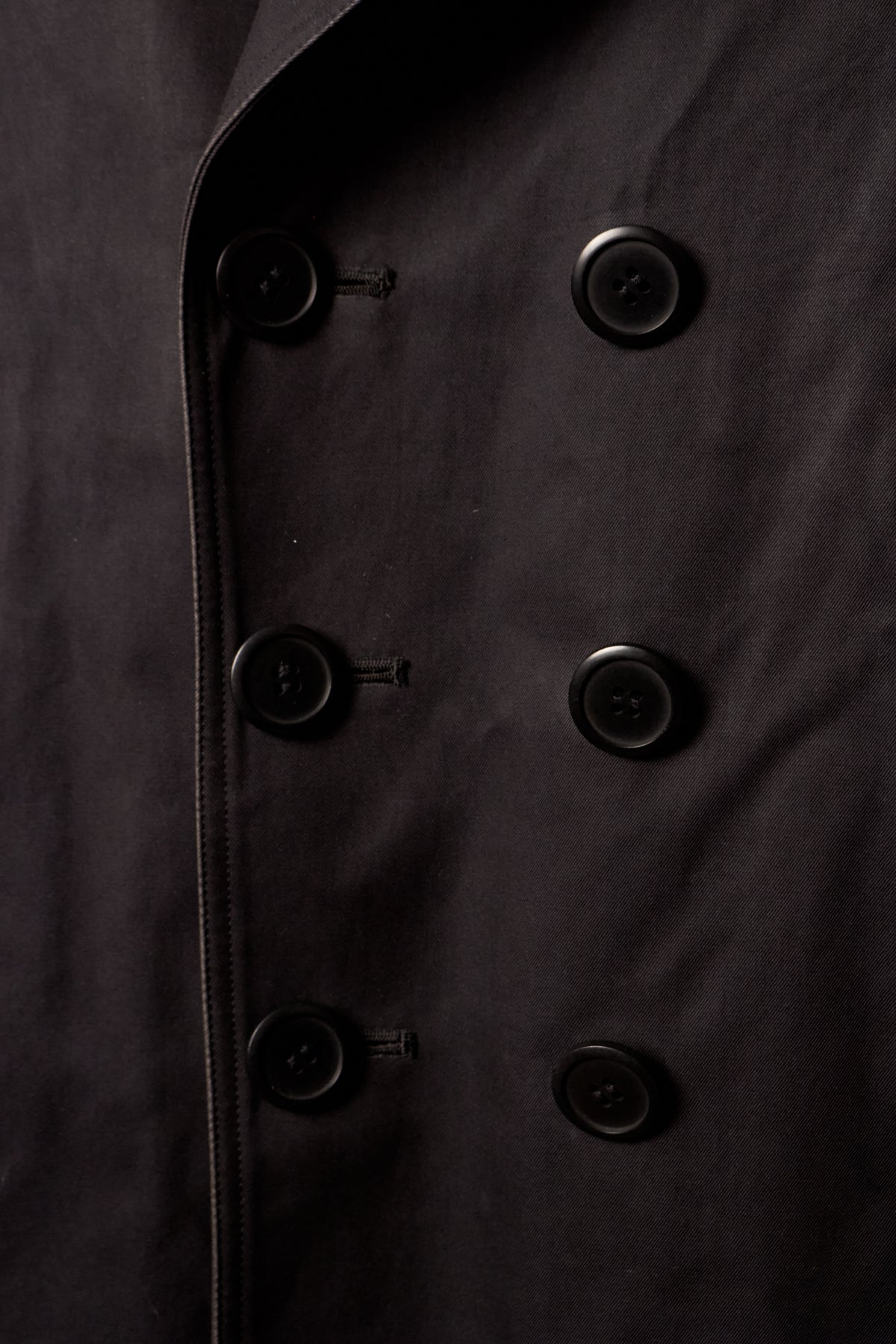 Lad Musician [No. 221-250] Double Breasted Military Masked Trench Jacket