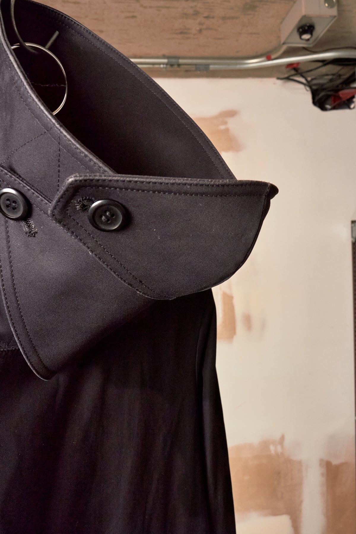 Lad Musician [No. 221-250] Double Breasted Military Masked Trench Jacket