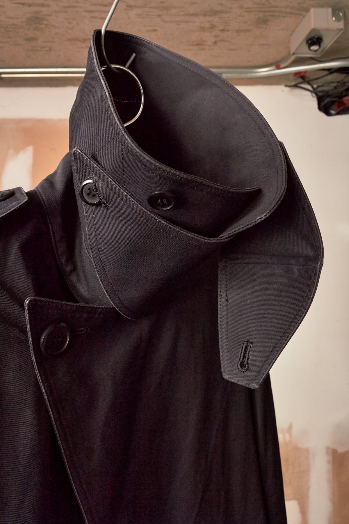 Lad Musician [No. 221-250] Double Breasted Military Masked Trench Jacket