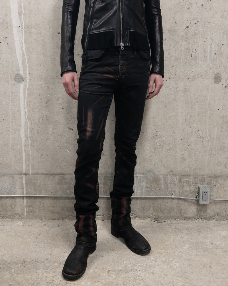 L.G.B. Red Arrow/S-Wolf-B2D Waxed Skinny Denim