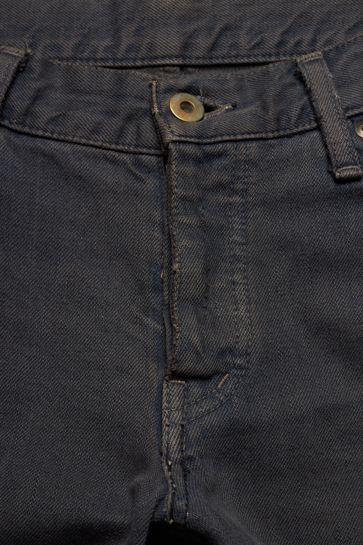 IFSIXWASNINE MUD MAX BOOTCUT PIERCED BLACK DENIM