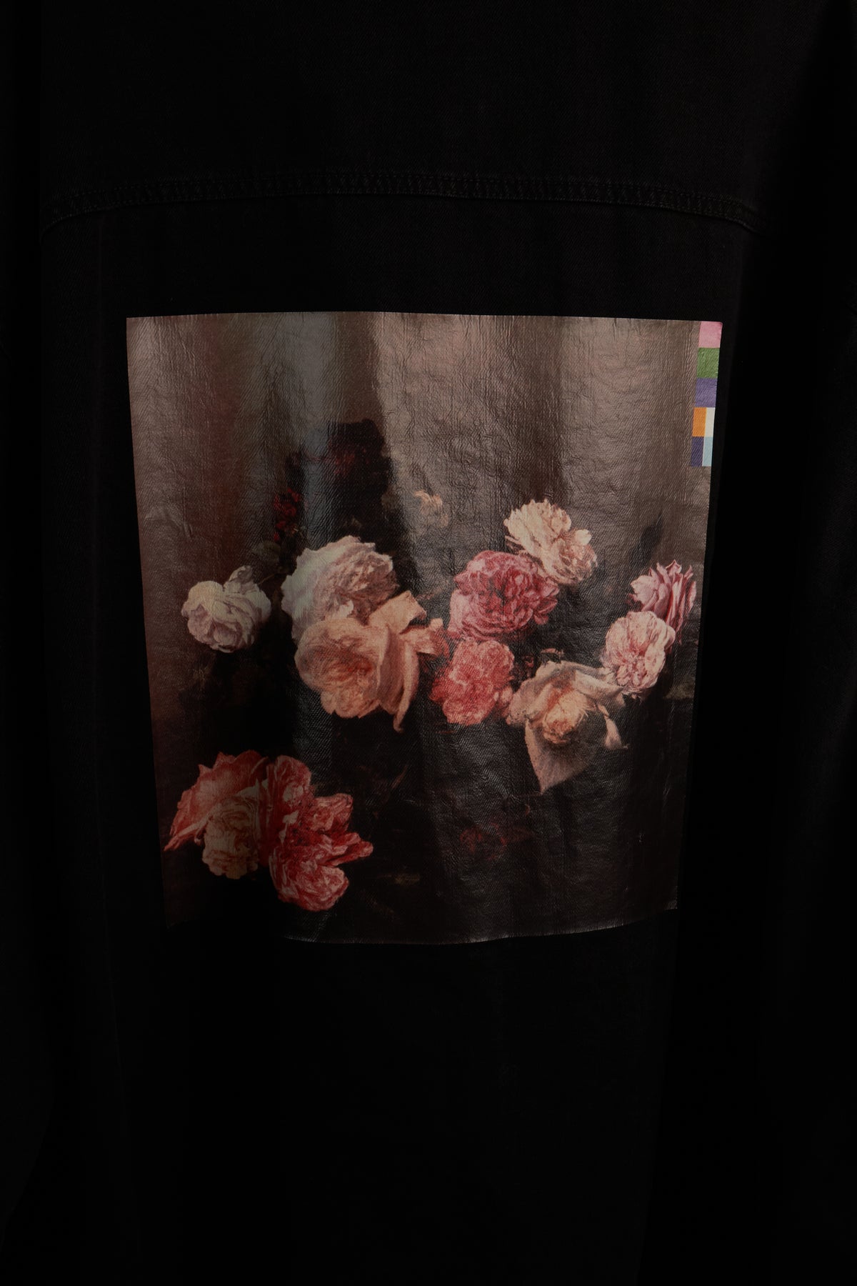 RAF SIMONS SS18 REDUX [CLOSER] PRINT OVERSIZED DENIM JACKET