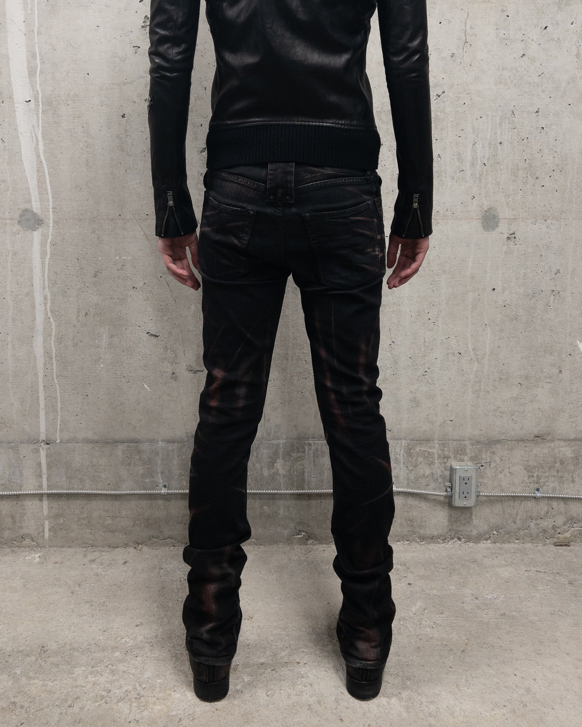 L.G.B. Red Arrow/S-Wolf-B2D Waxed Skinny Denim