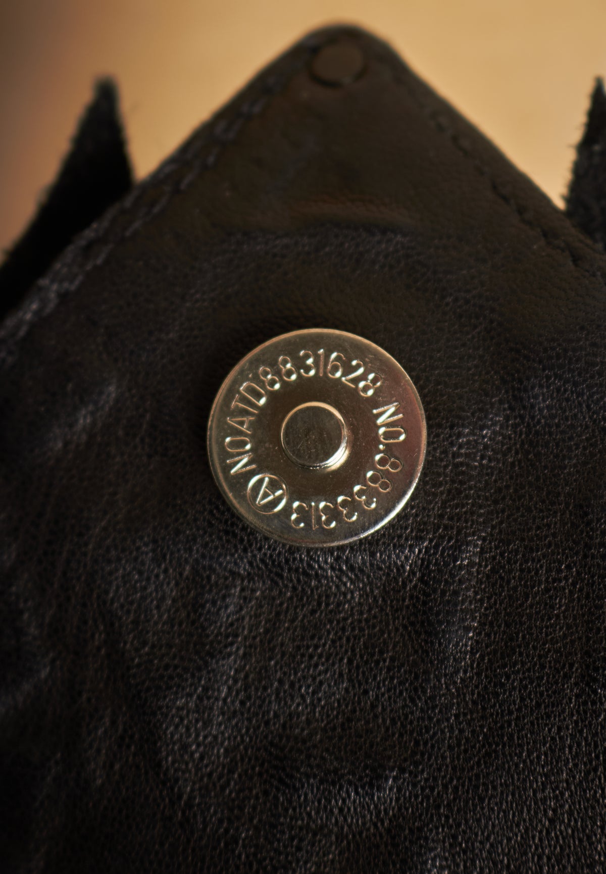 KMRII [1101-BG01 KB-SCORPION] GOAT & COW LEATHER STUDDED TASSLE & STITCHED WAIST BELT BAG