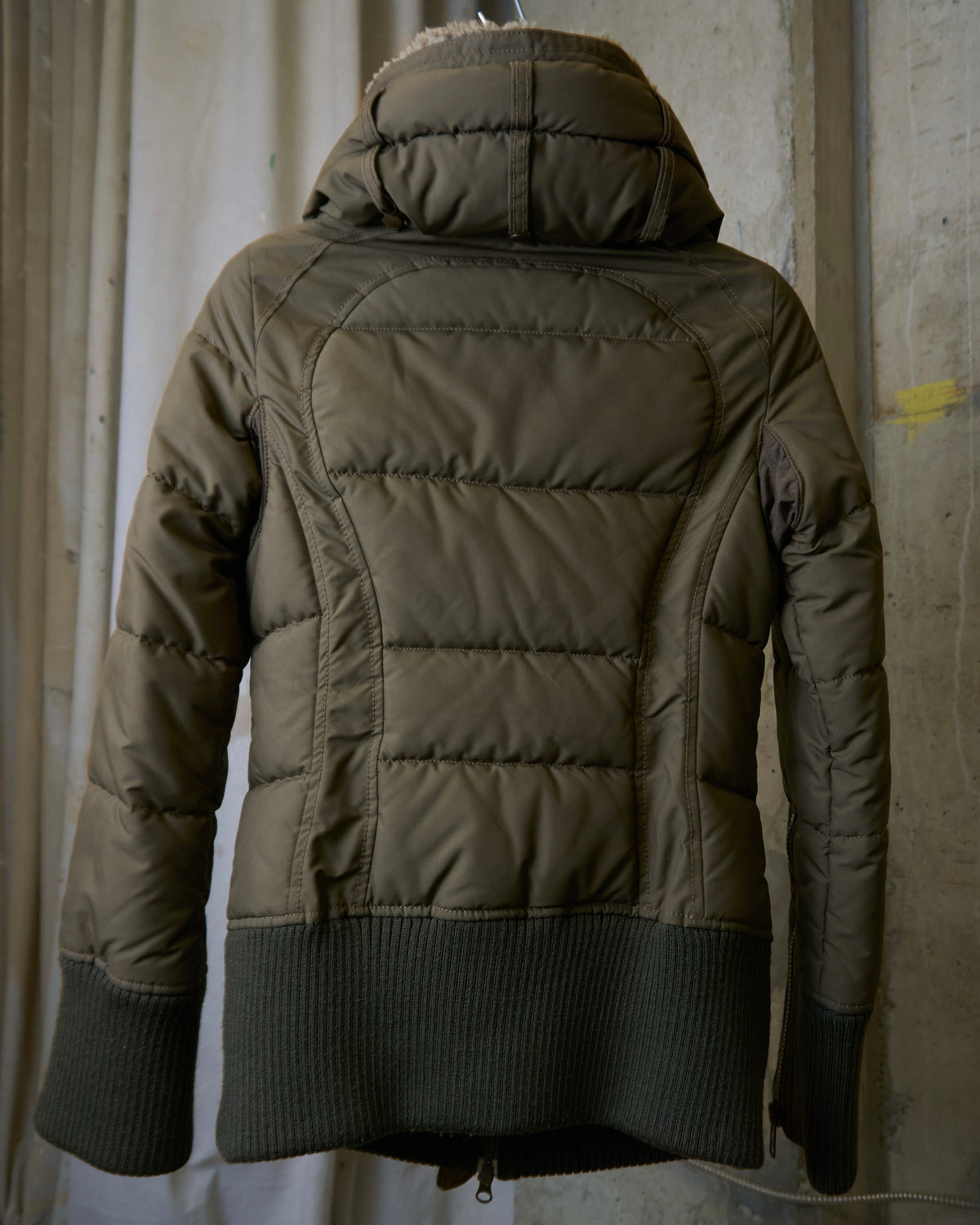 L.G.B. [PARACHUTE DOWN/JK] Emerald Double Zip Fur Bono