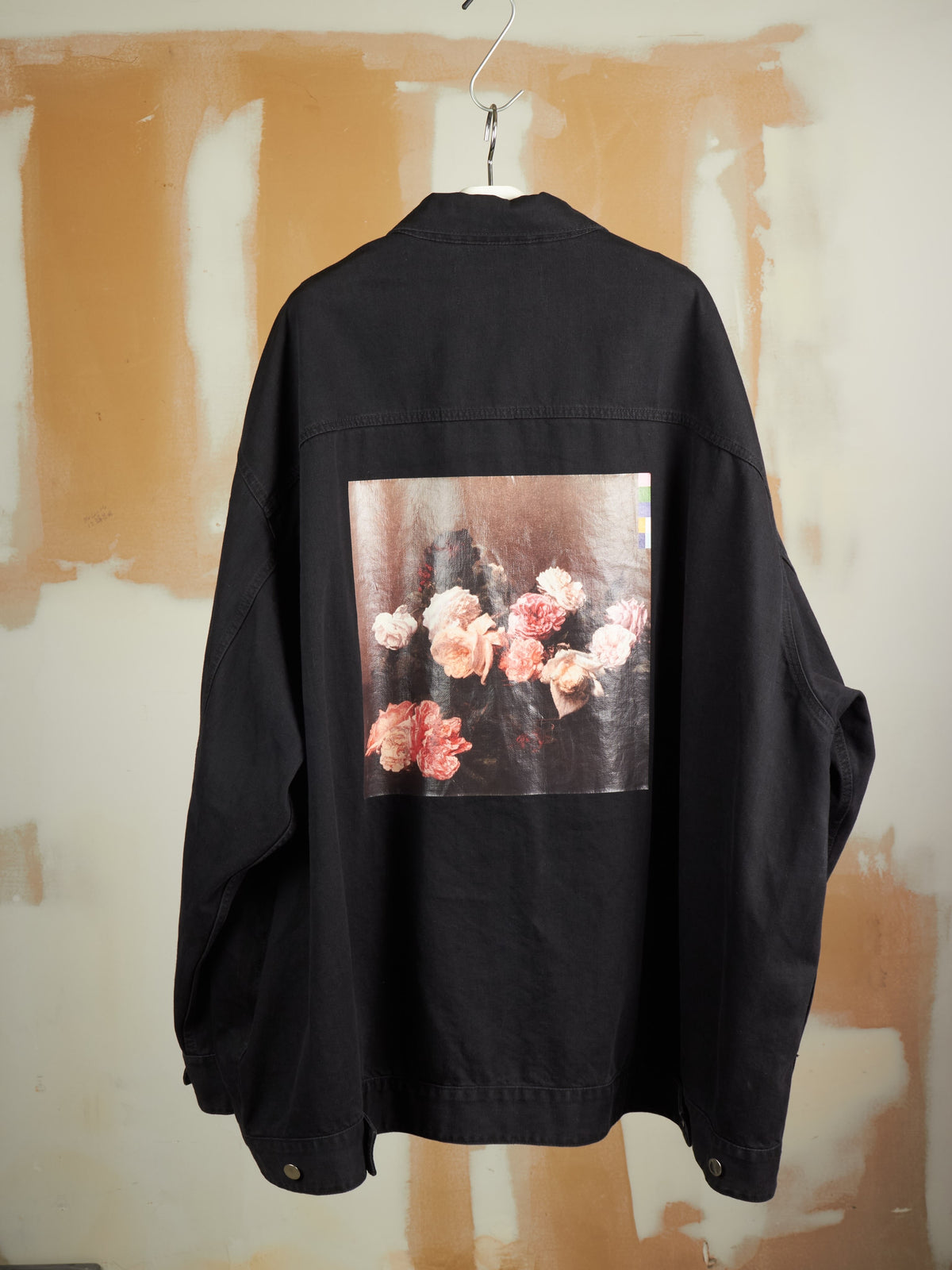 RAF SIMONS SS18 REDUX [CLOSER] PRINT OVERSIZED DENIM JACKET