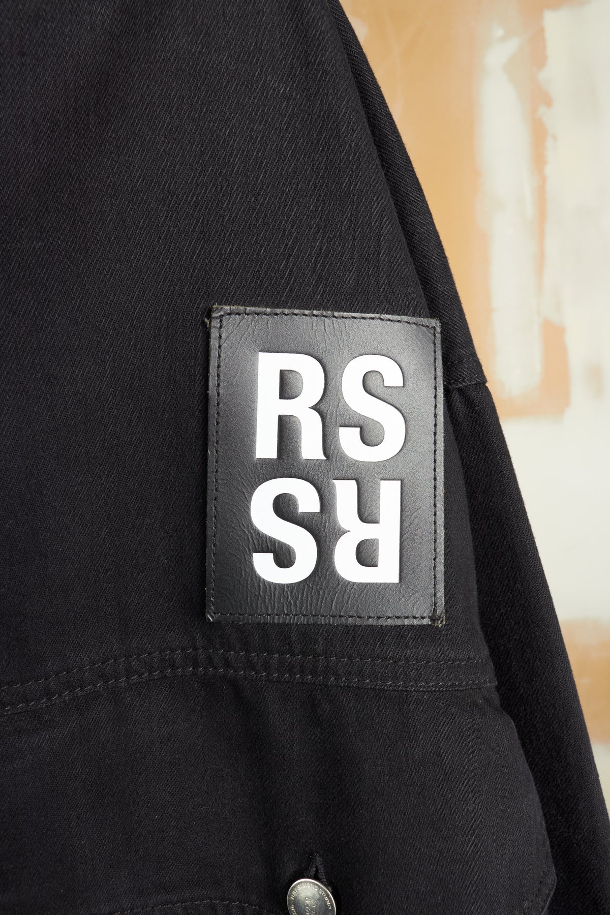RAF SIMONS SS18 REDUX [CLOSER] PRINT OVERSIZED DENIM JACKET