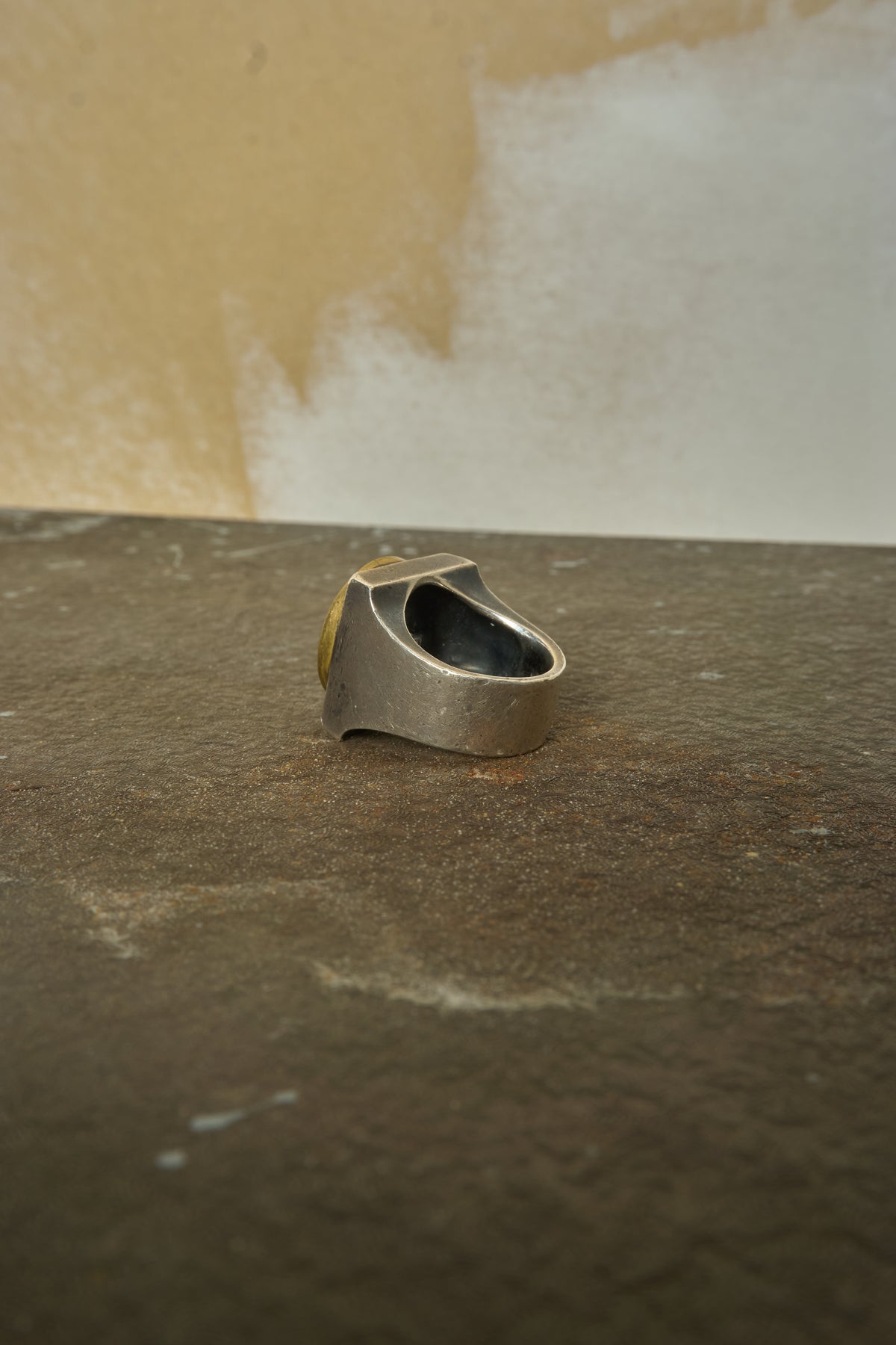 VERONICA BY LED RECHWE ENCAPSULATED SKULL RING