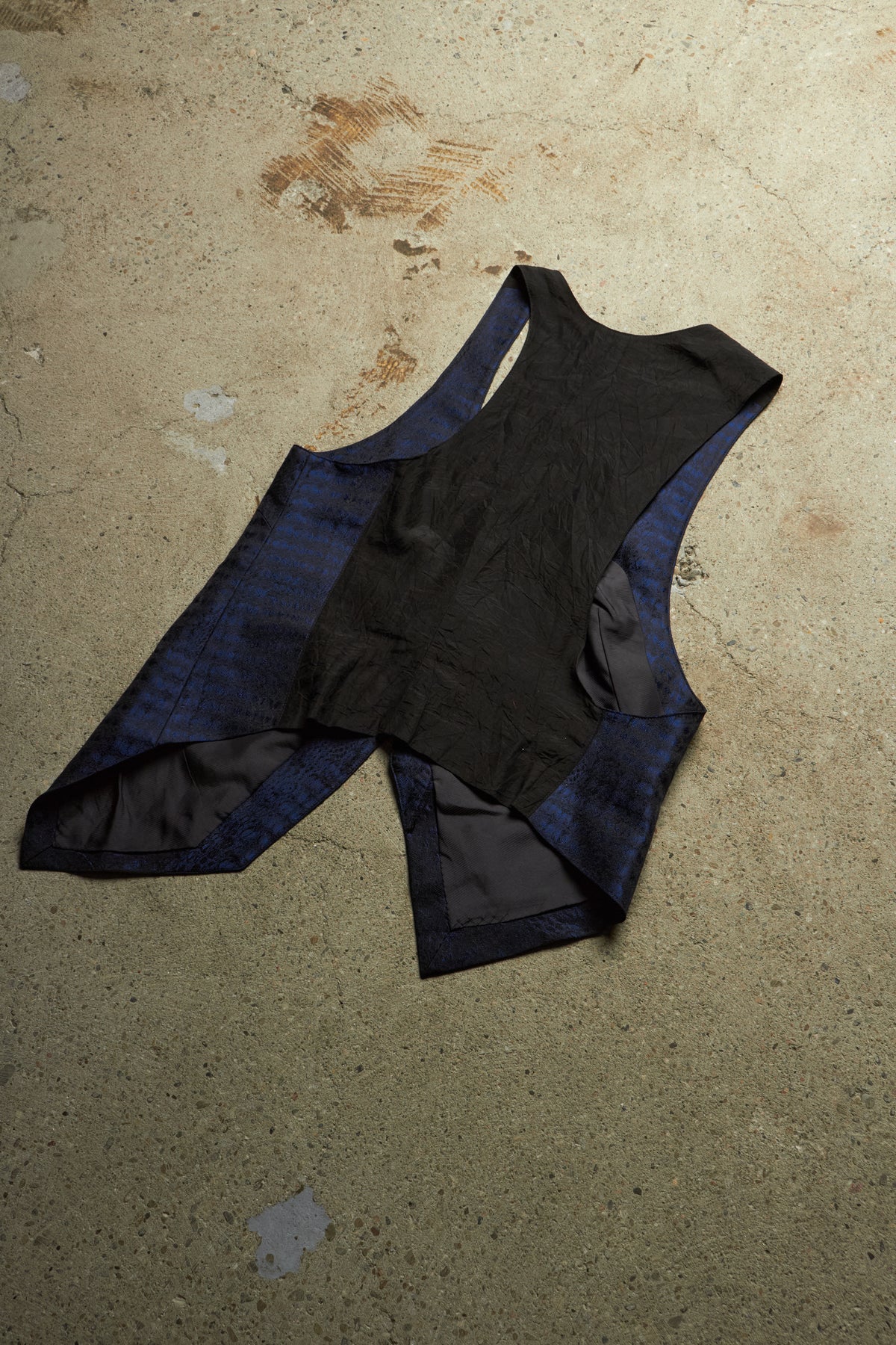 IFSIXWASNINE [SKL 2120T0] OCEAN BLUE REPTILE PRINT SKULL VEST