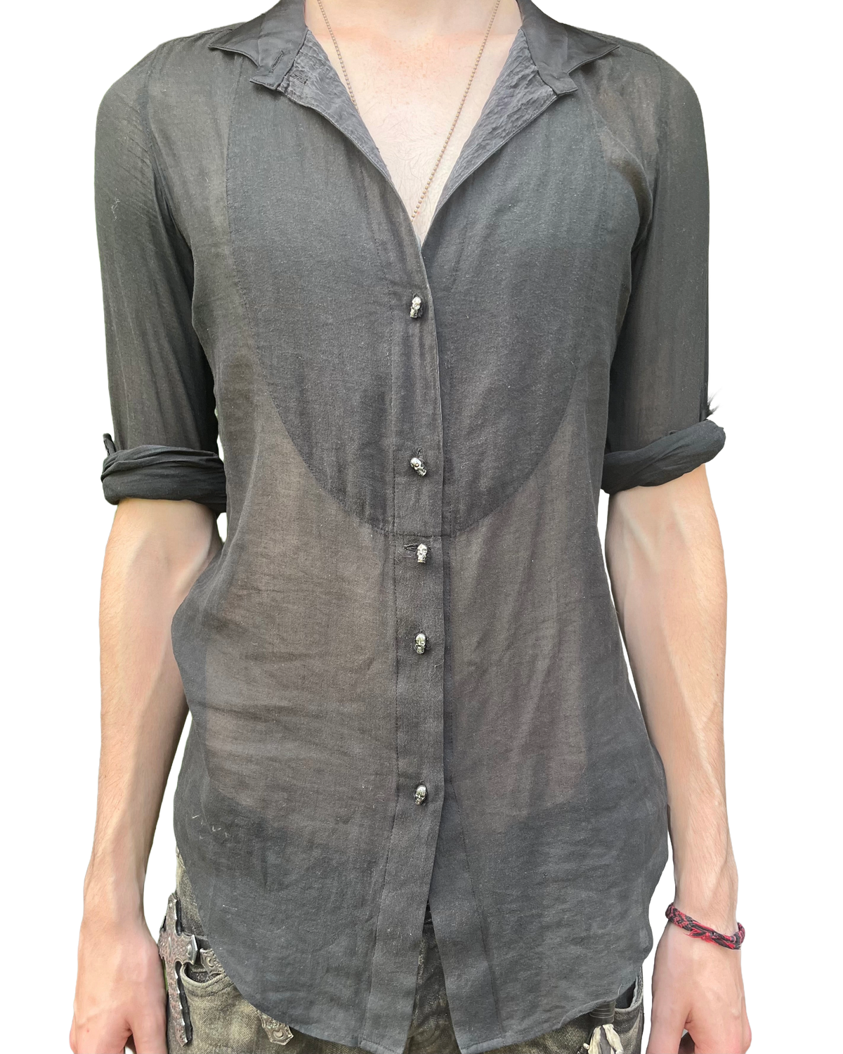 Chemise boutonnée IfSixWasNine Skull