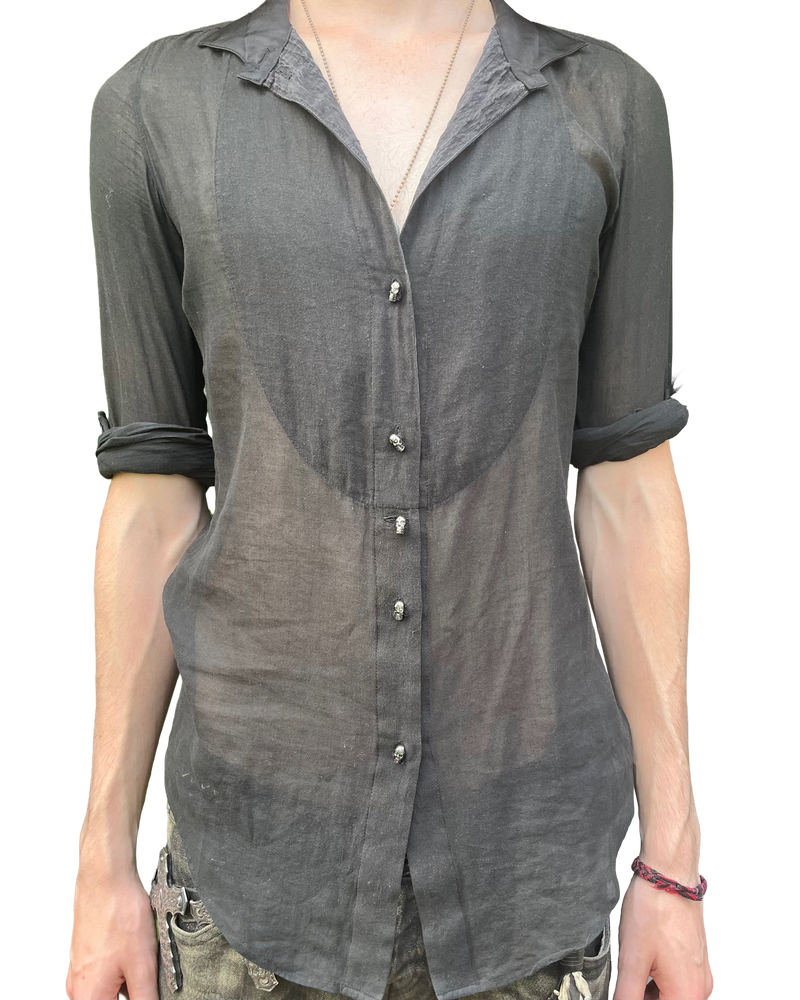 Chemise boutonnée IfSixWasNine Skull