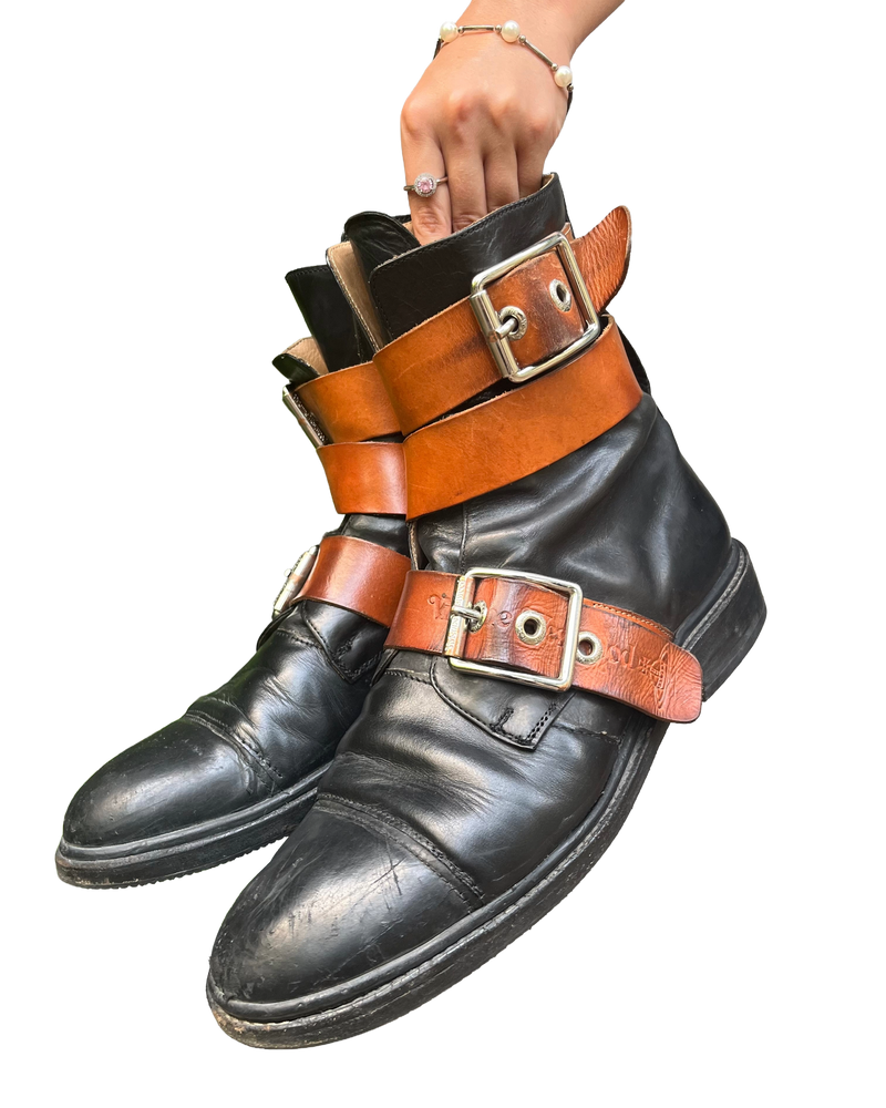 Bottes en cuir « Pirate » Vivienne Westwood