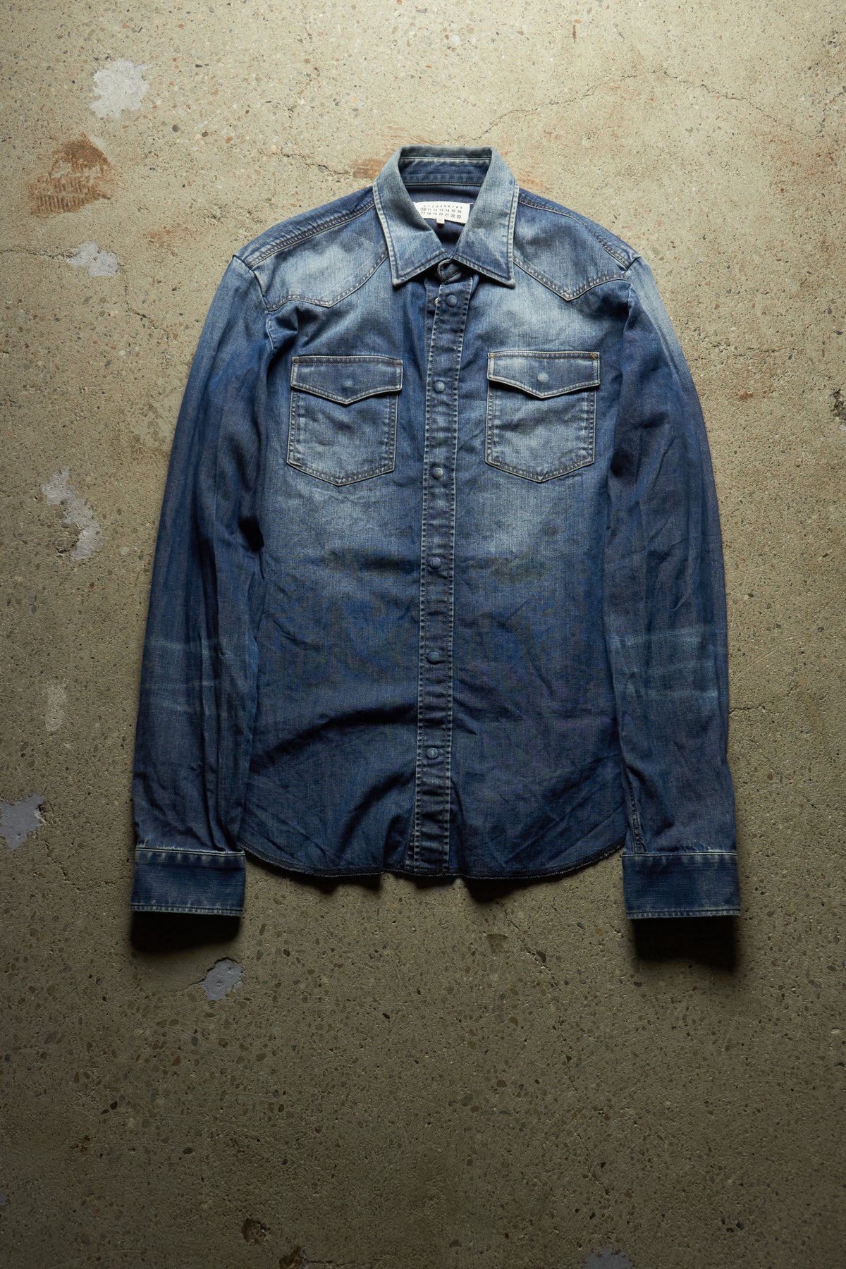 MAISON MARGIELA DENIM BUTTON UP JACKET