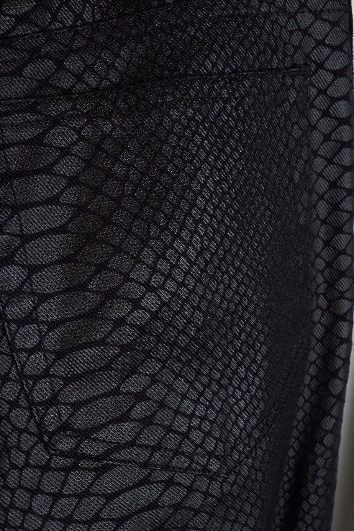 Yasuyuki Ishii Python Print Flared Denim